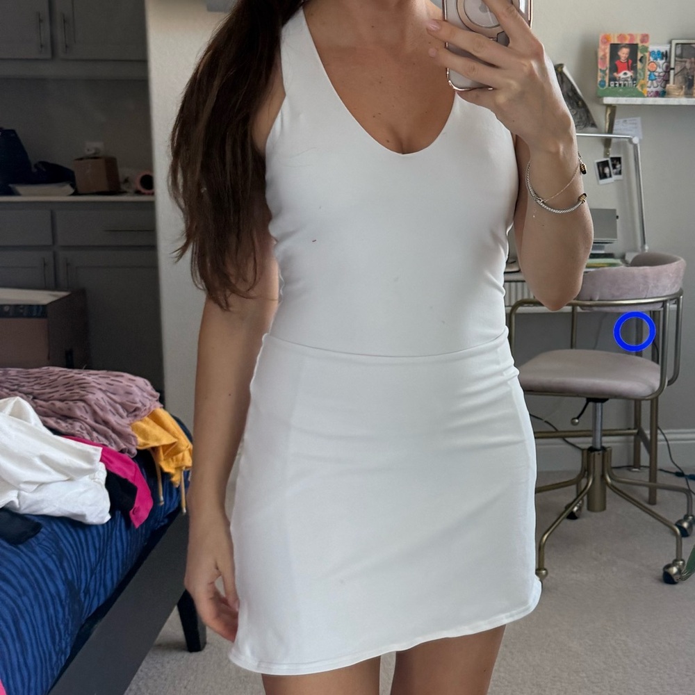 ALO Yoga White Mini Dress